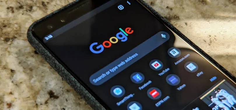 Google Chrome – modo escuro