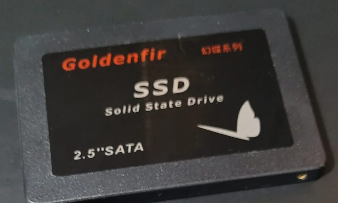 SSD Goldenfir parou de funcionar
